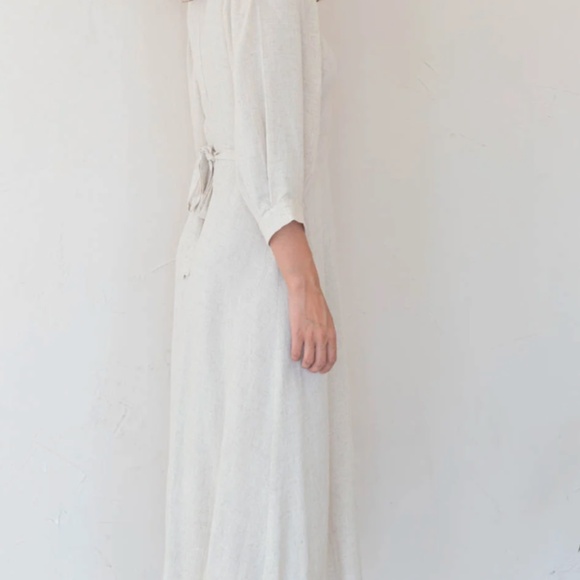 NWT Linen Agnes Midi Dress - Picture 3 of 6